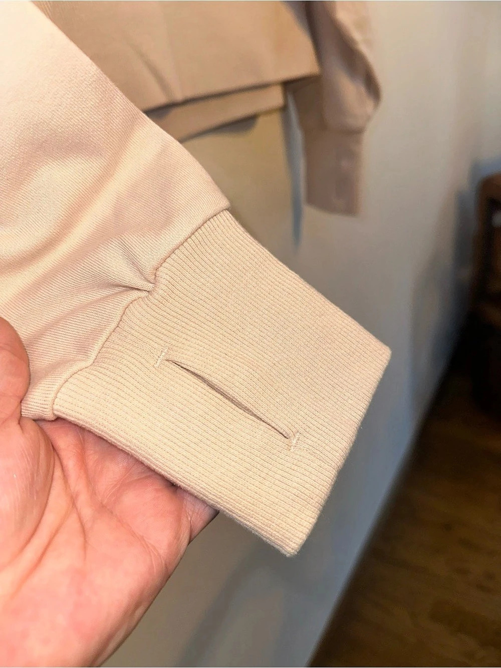 JoyLab Cropped Half-Zip Hoodie in Pink Size Large - Picture 5 of 5